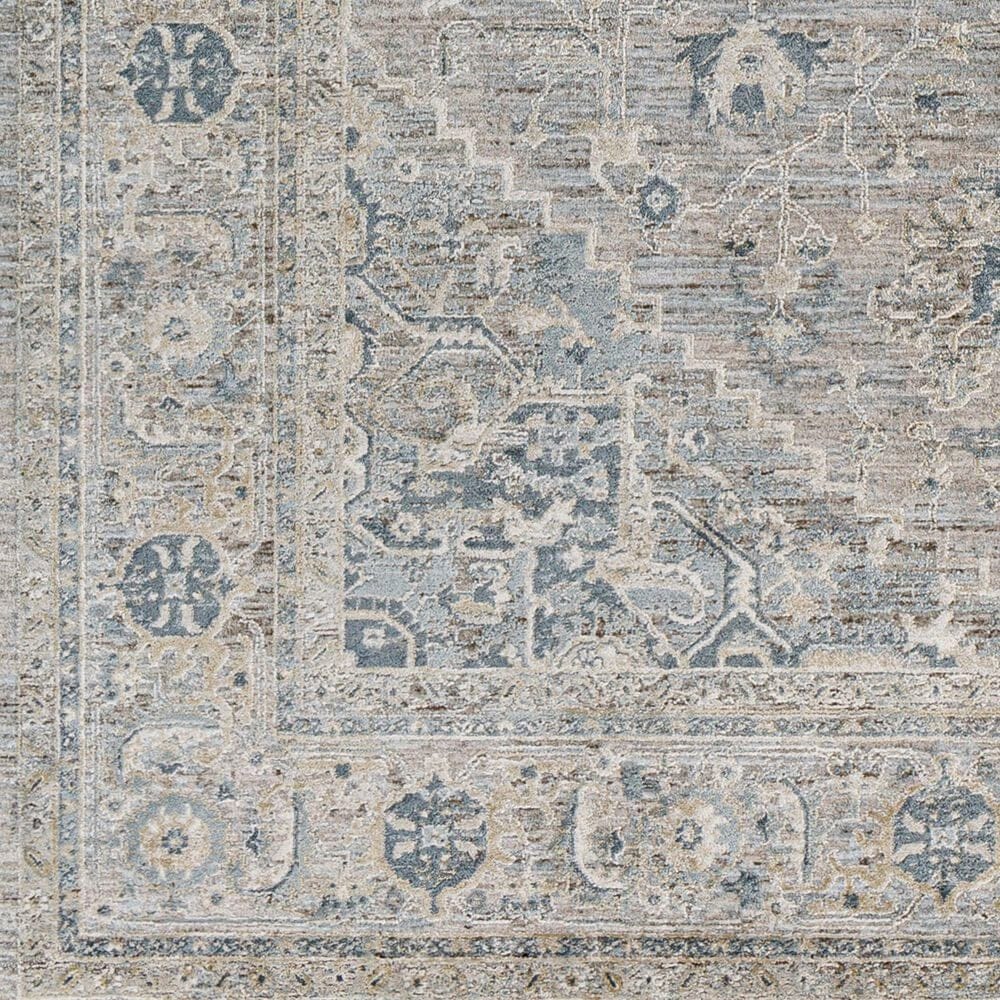 Surya Brunswick 2&#39;7&quot; x 7&#39;3&quot; Dusty Sage, Taupe, Light Gray, White, Pale Blue, Olive, Teal and Light Sage Runner, , large