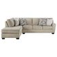 Signature Design by Ashley Decelle 2-Piece Left Facing Sectional in Putty, , large