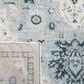 Safavieh Isabella ISA936M 6"7" Square Light Blue and Cream Area Rug, , large
