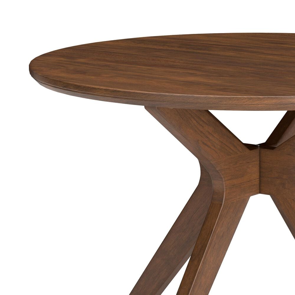 Ashley Lyncott Round Dining Table in Medium Brown - Table Only, , large
