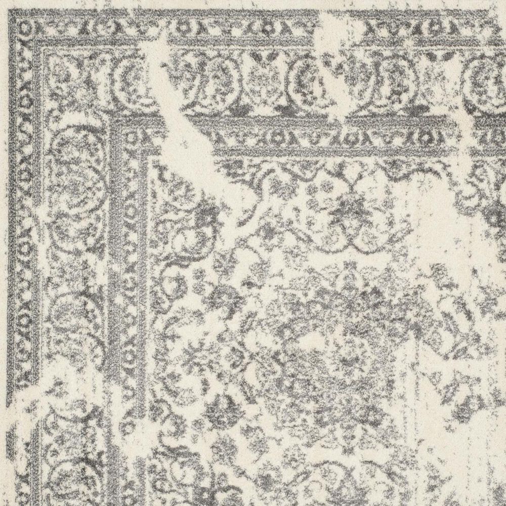 Safavieh Adirondack ADR101B-4SQ 4&#39; x 4&#39;  Ivory/Silver Square Rug, , large