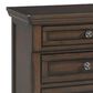 Mayberry Hill Kingston 3-Drawer Nightstand in Dark Walnut, , large