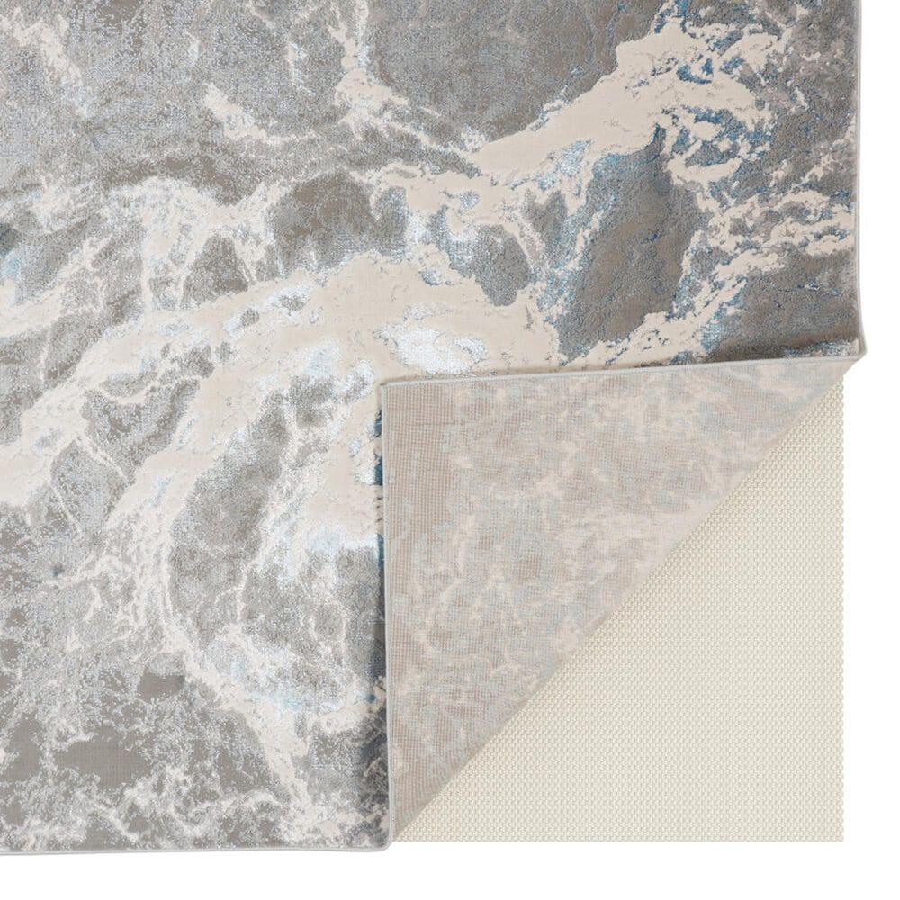 Feizy Azure Gray and Blue 5&#39; x 8&#39; Area Rug, , large