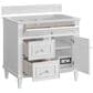James Martin Vanities Lorelai 36" Single Vanity in Bright White with 3 cm Eternal Marfil Quartz Top, , large