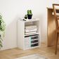 HOMLUX 2-Tier Cube Compact Storage Shelf Organizer Bookcase in White, , large