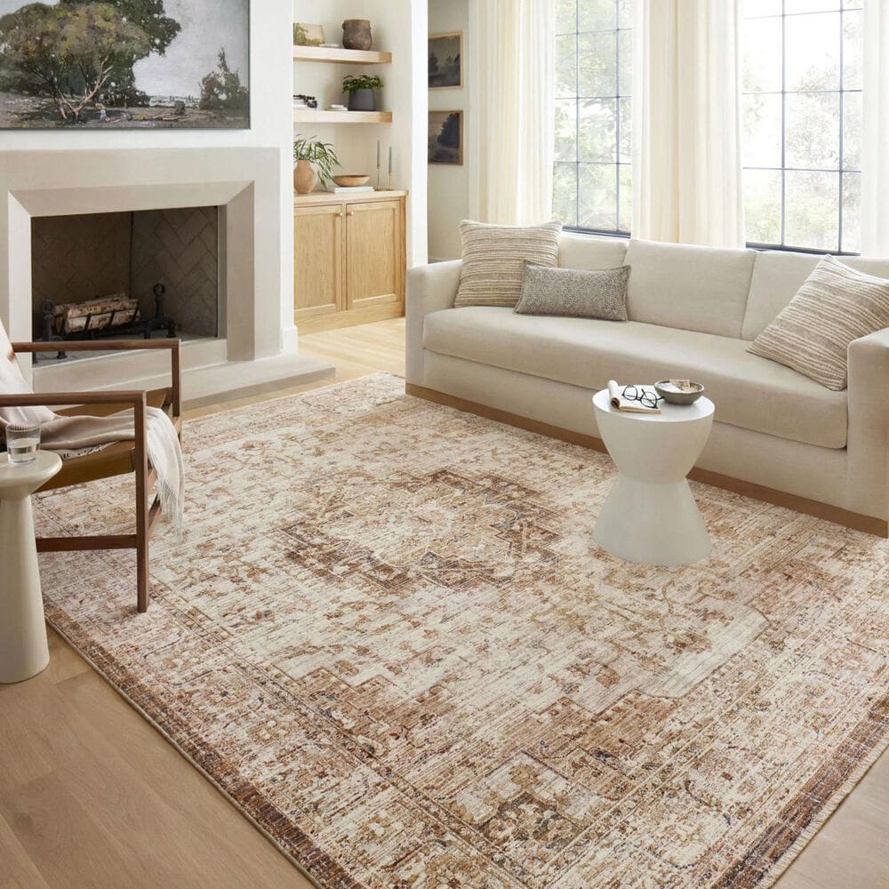 Loloi II Sorrento 7&#39;10&quot; x 10&#39;2&quot; Mocha and Multicolor Area Rug, , large