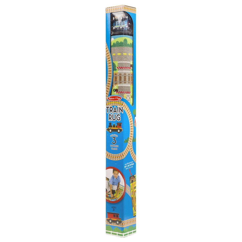 Melissa &amp; Doug Round The Rails Train Rug, , large