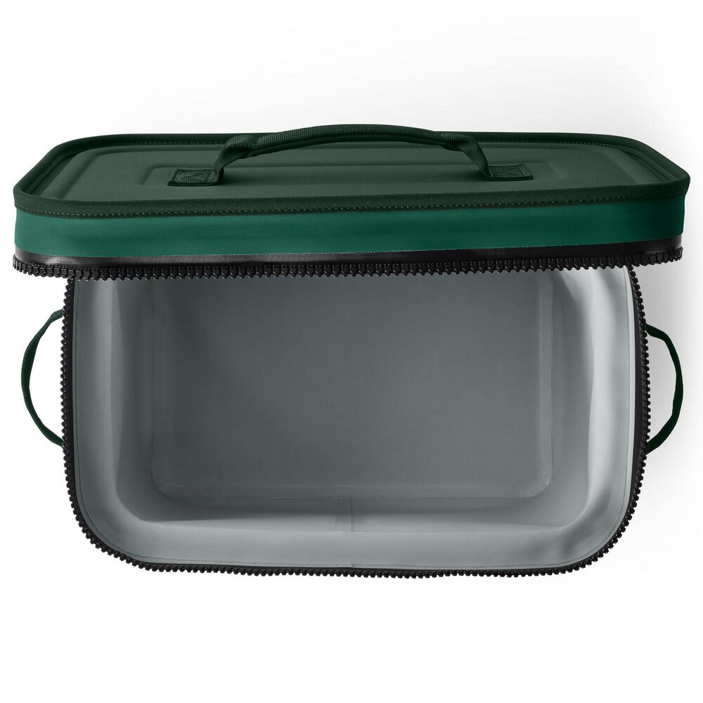 YETI Hopper Flip 18 Soft Cooler in Black Forest Green, , large