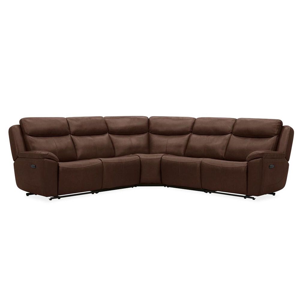 Interlochen Everest P2 6-Piece Power Reclining L-Shaped Sectional in Durango Sienna, , large
