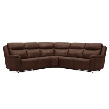 Interlochen Everest P2 6-Piece Power Reclining L-Shaped Sectional in Durango Sienna, , large