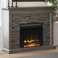 Classic Flame 48" Stacked Stone Wall Mantel with Electric Fireplace in Gray, , large