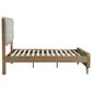 Pacific Landing Robyn Full Upholstered Platform Bed in Cool Biege and Light Ash, , large