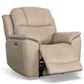 Flexsteel Crew 2-Piece Leather Power Reclining Living Room Set in Pebble, , large
