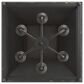Golden Lighting Abingdon 6-Light Pendant in Antique Black, , large