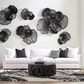 Phillips Collection Teak Chunk Round Coffee Table in Black, , large