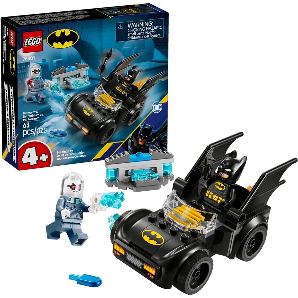 LEGO Batman &amp; Batmobile vs. Mr. Freeze, , large