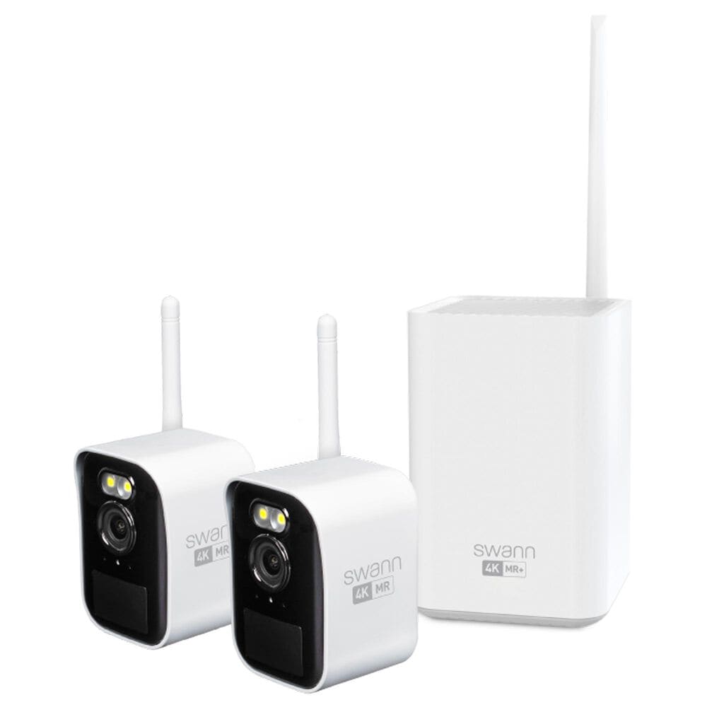 Swann MaxRanger4K Mini Long-Range Wireless Security System in White, , large
