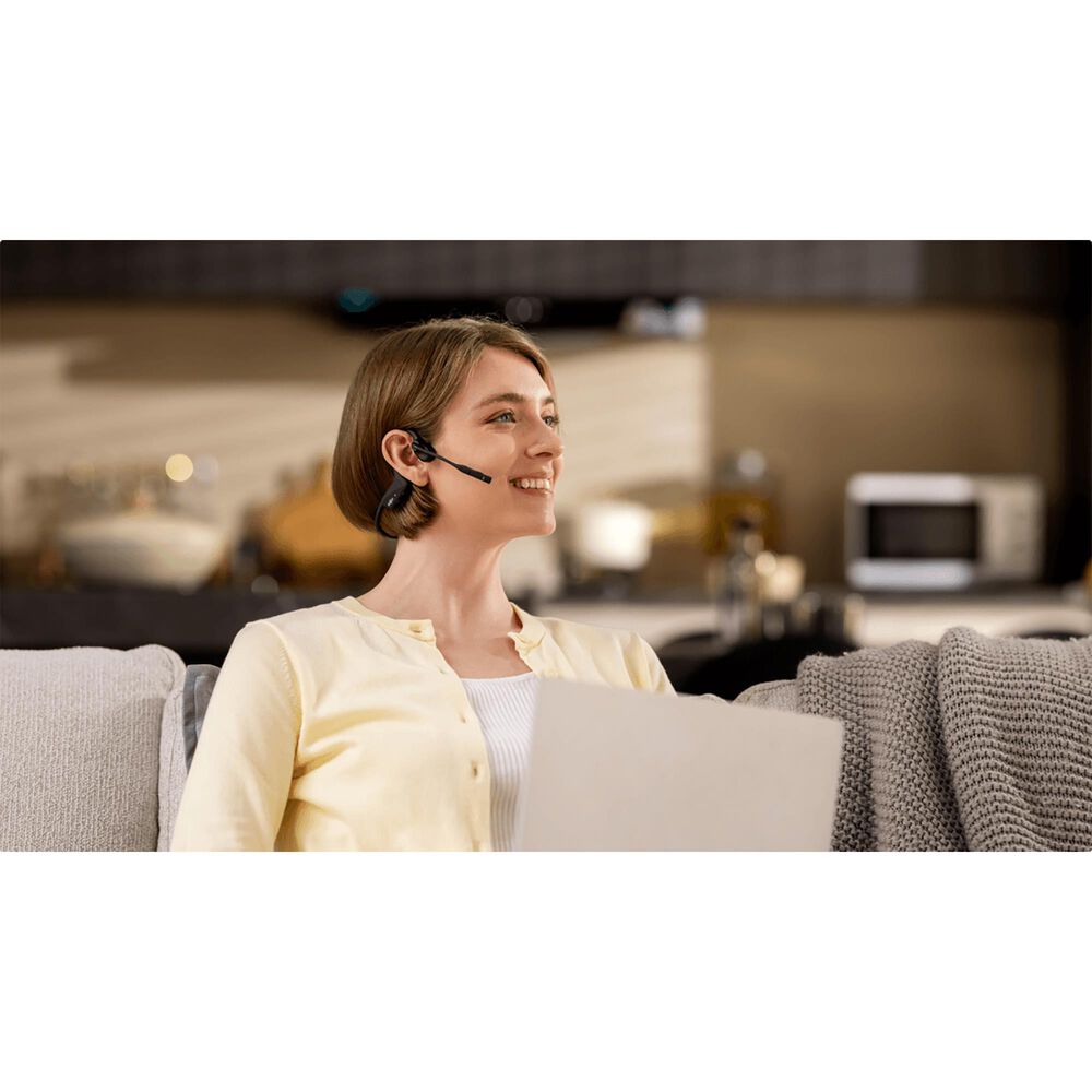 Shokz OpenComm2 Bone Conduction Stereo Bluetooth Headset in Black, , large