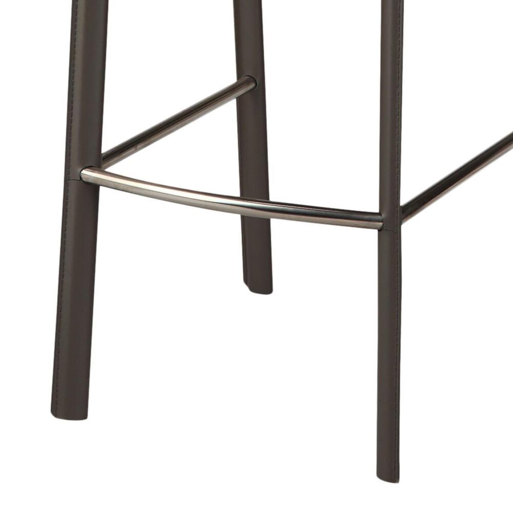 Moe S Home Collection Panca Counter Stool In Dark Grey Nebraska Furniture Mart