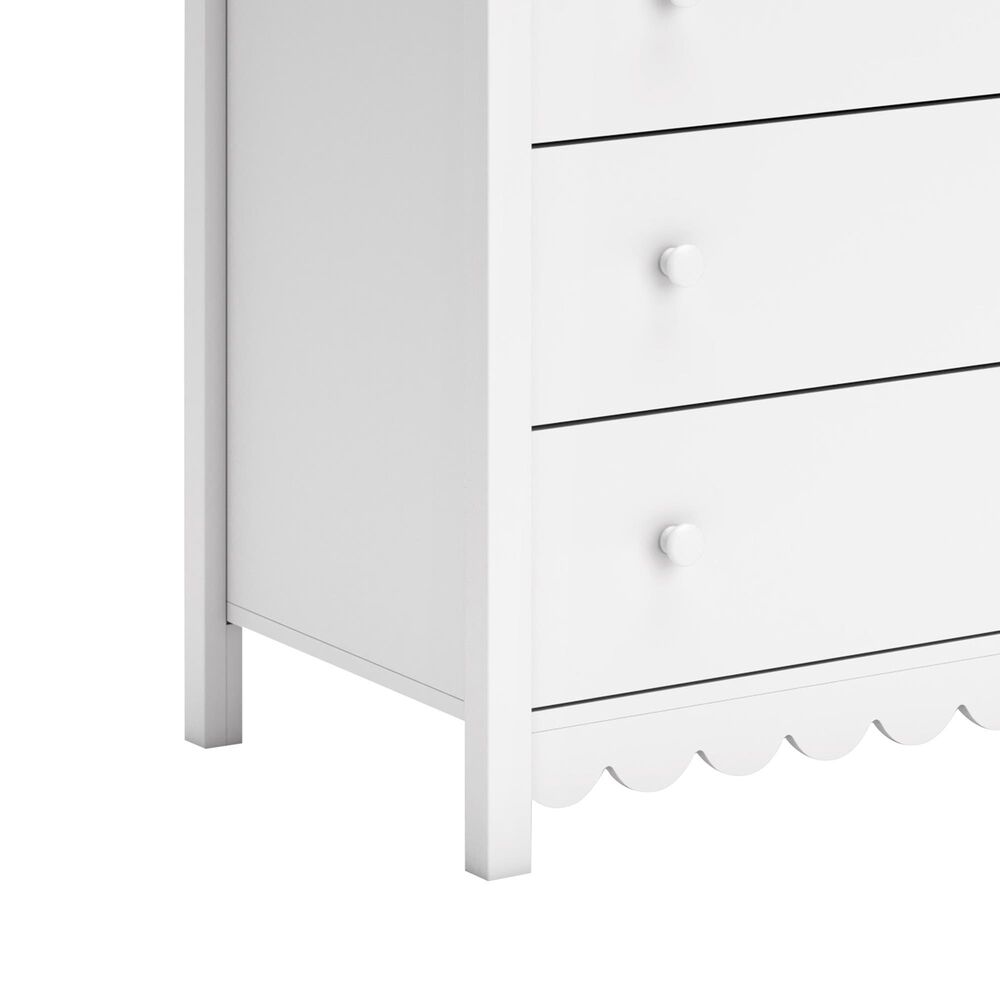 Ashley Hallityn 6-Drawer Dresser in Matte White, , large