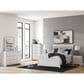 Ashley Zuraleus 5-Piece Queen Upholstered Panel Bedroom Set in Matte White, , large