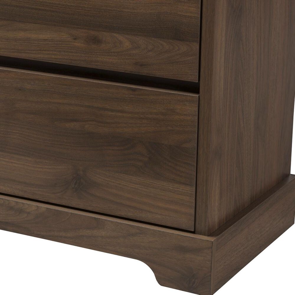 Baxton Studio Burnwood Bookcase in Brown, , large