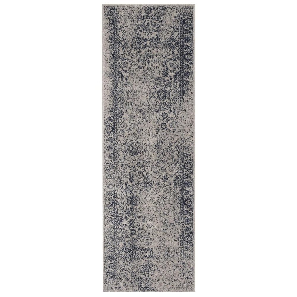Safavieh Adirondack ADR109P 2&#39;6&quot; x 8&#39; Grey and Navy Runner, , large