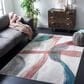 Safavieh Aria 4" x 6" Ivory and Plum Area Rug, , large