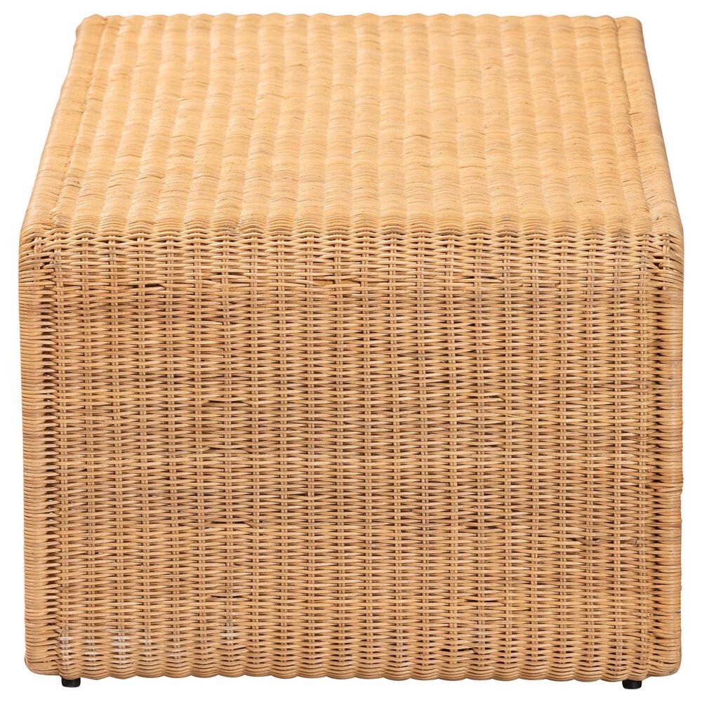 Baxton Studio Nevada Coffee Table in Light Honey, , large