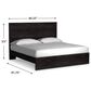 Ashley Belachime King Panel Bed in Dark Charcoal, , large
