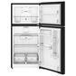 Whirlpool 19 Cu. Ft. Top Freezer Refrigerator with Garage Ready in Black, , large
