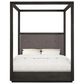 Urban Home Oxford Queen Canopy Bed in Oxford Gray, , large
