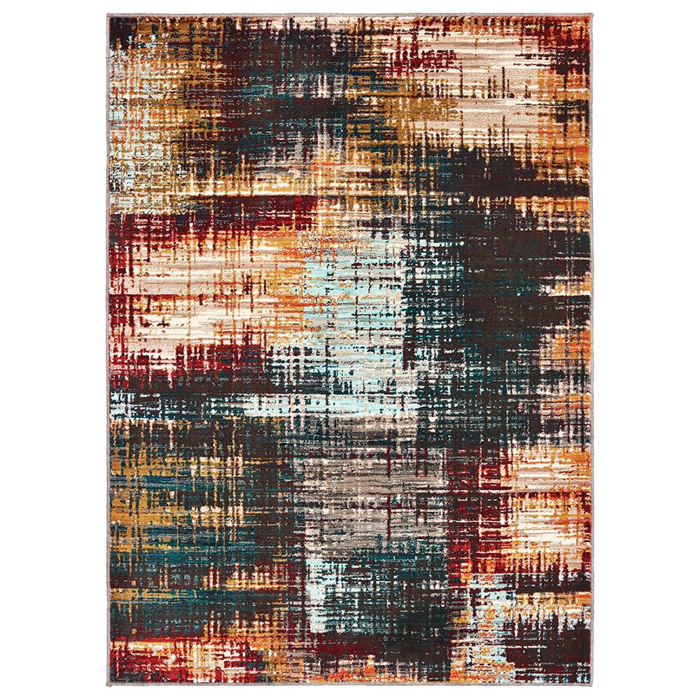 Oriental Weavers Sedona 9584A 9"10" x 12"10" Blue Area Rug, , large
