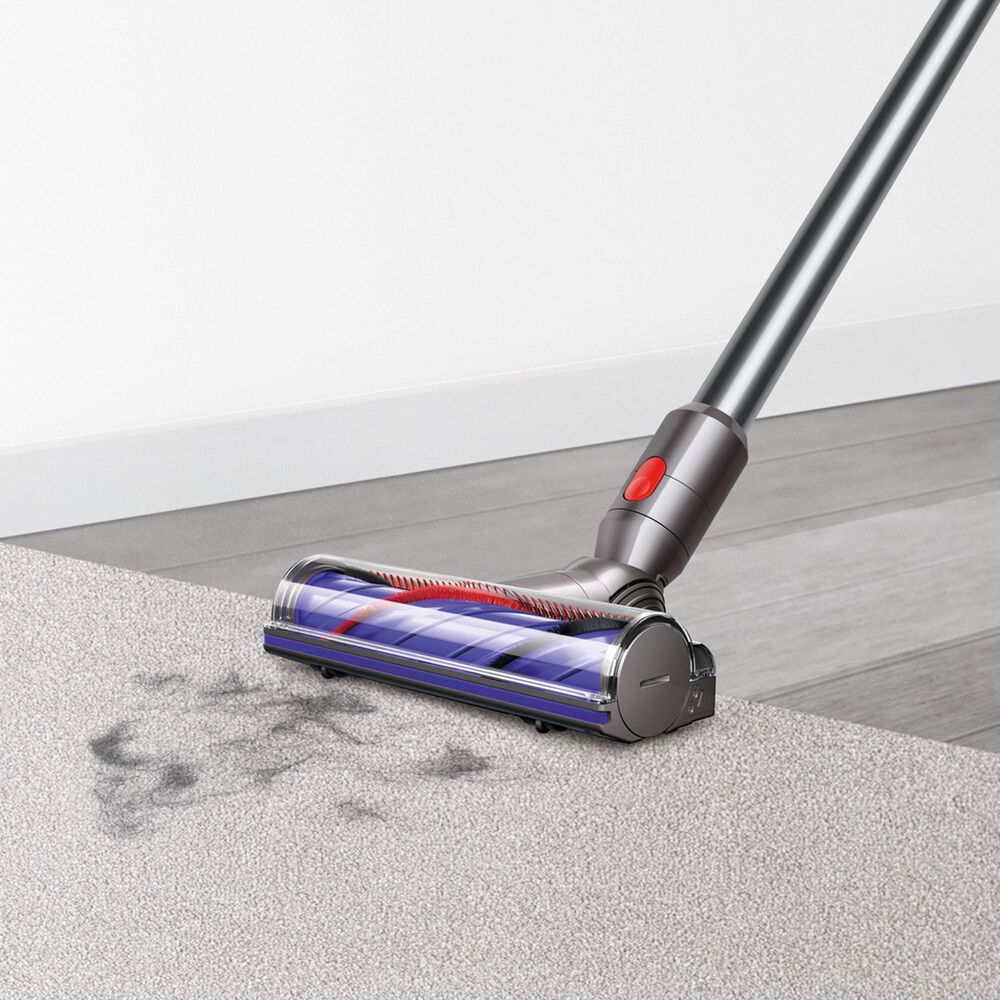 Dyson V8 Cordless Vacuum in Silver/Nickel Nebraska Furniture Mart