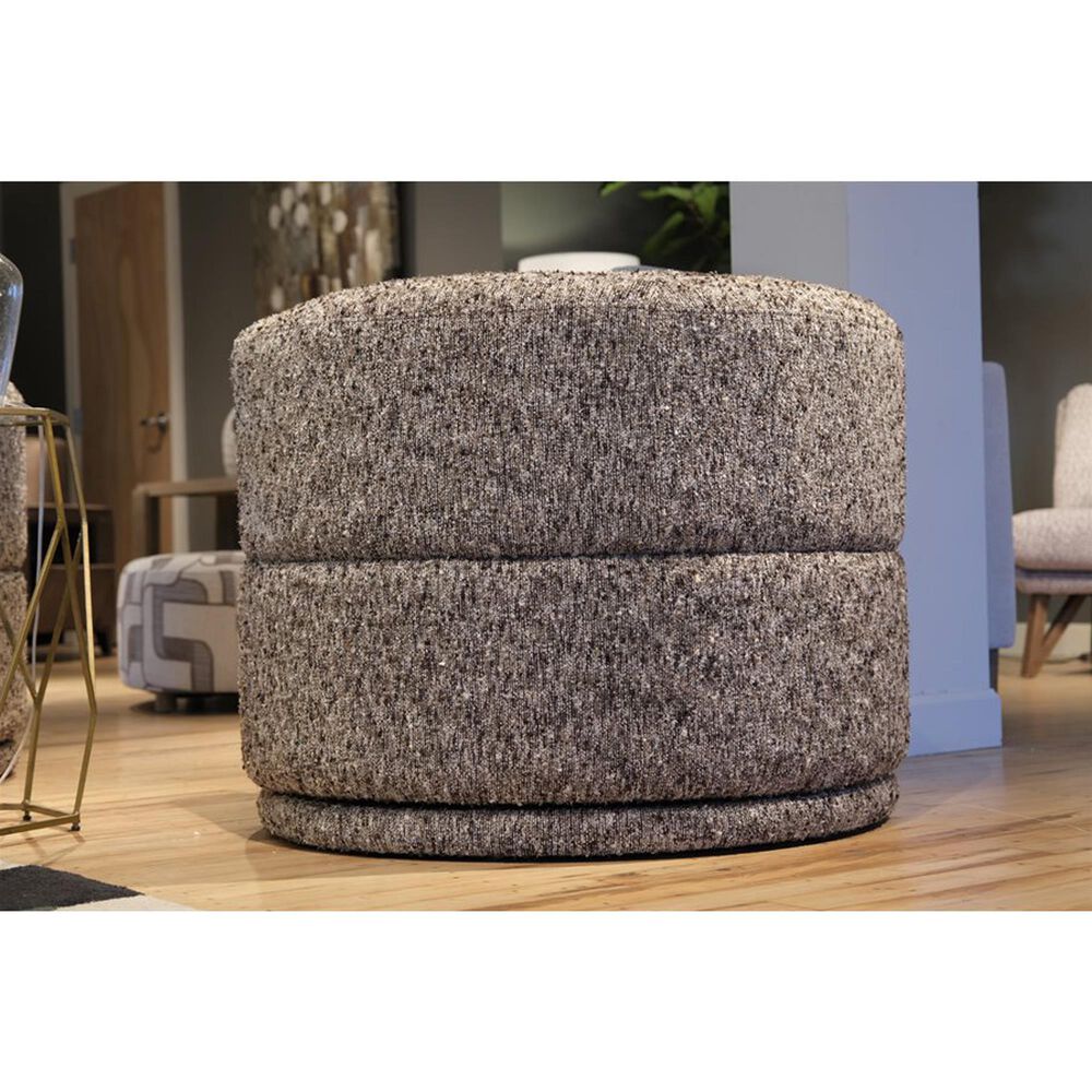 Emerald Home Furnishings Delphine Swivel Chair in Brown, , large