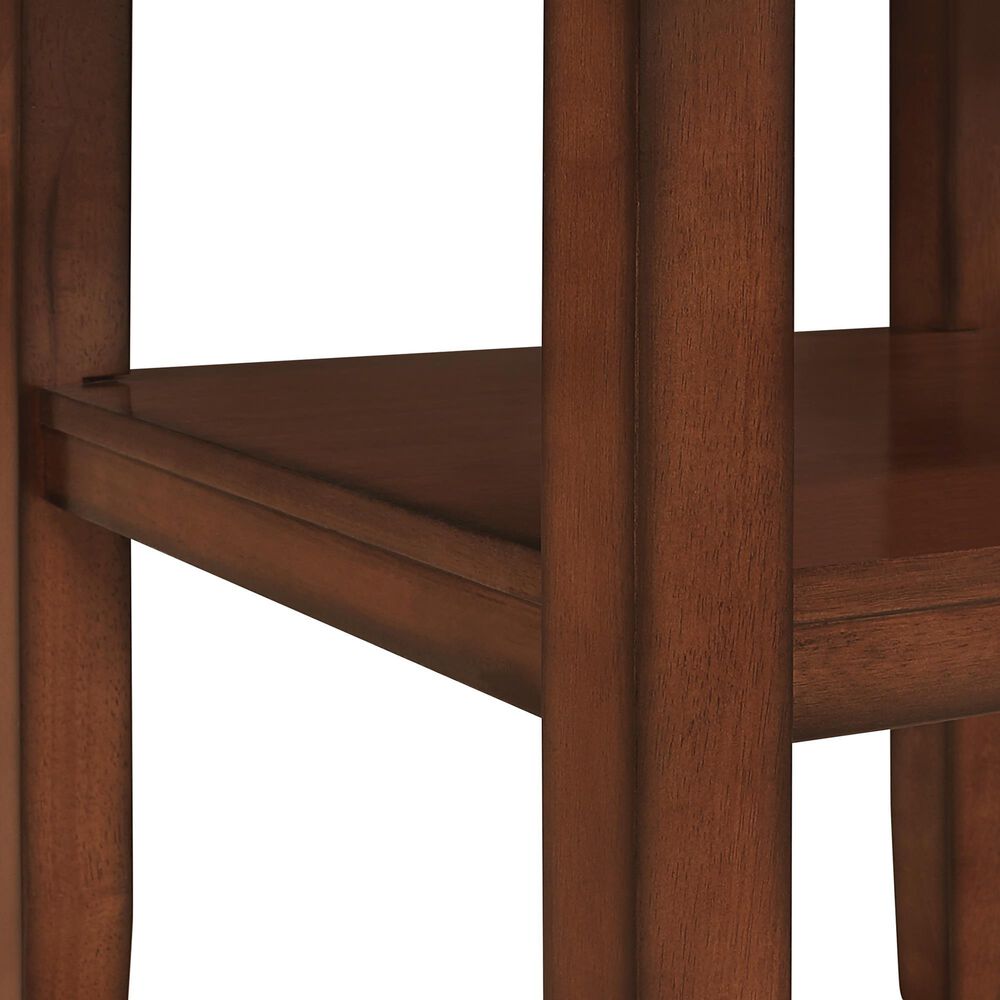 Valor Living Carlson 5-Piece Square Counter Height Dining Set in Walnut, , large