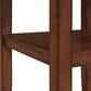 Valor Living Carlson 5-Piece Square Counter Height Dining Set in Walnut, , large