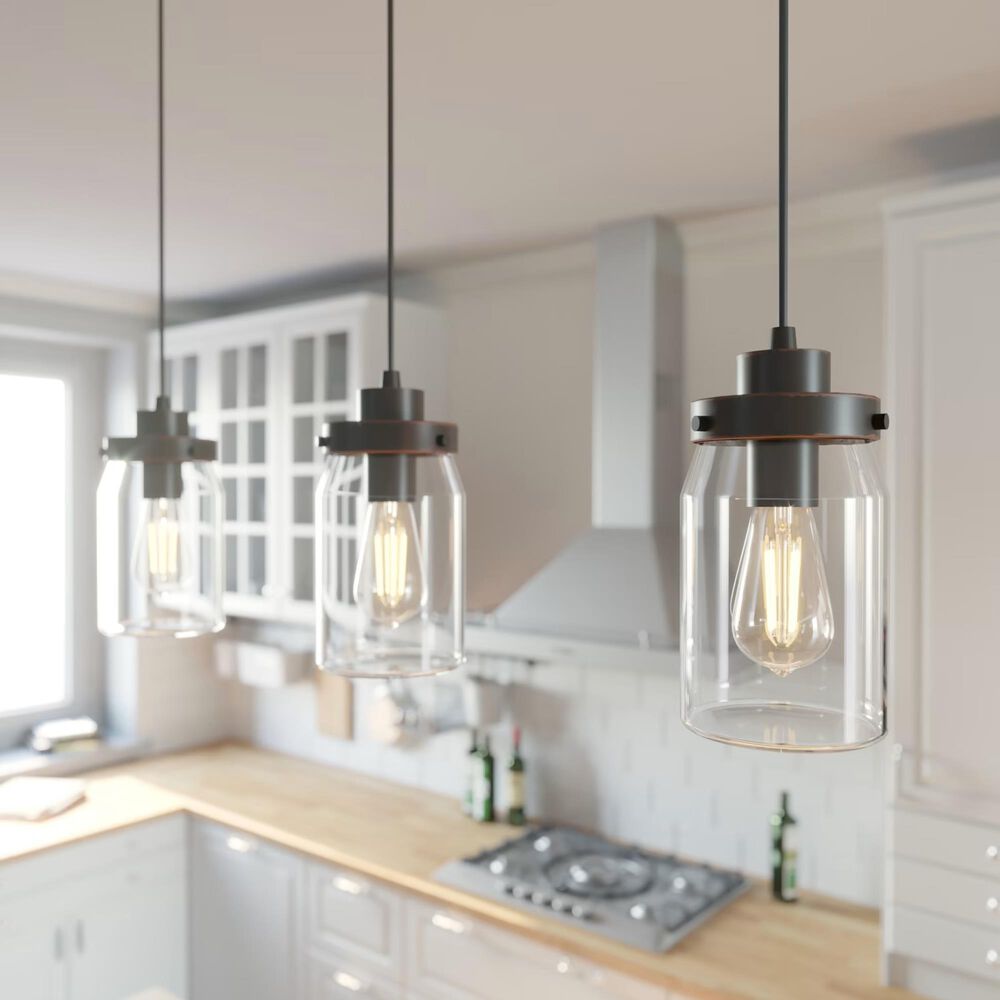 Hunter Devon Park 3-Light Linear Cluster in Onyx Bengal, , large