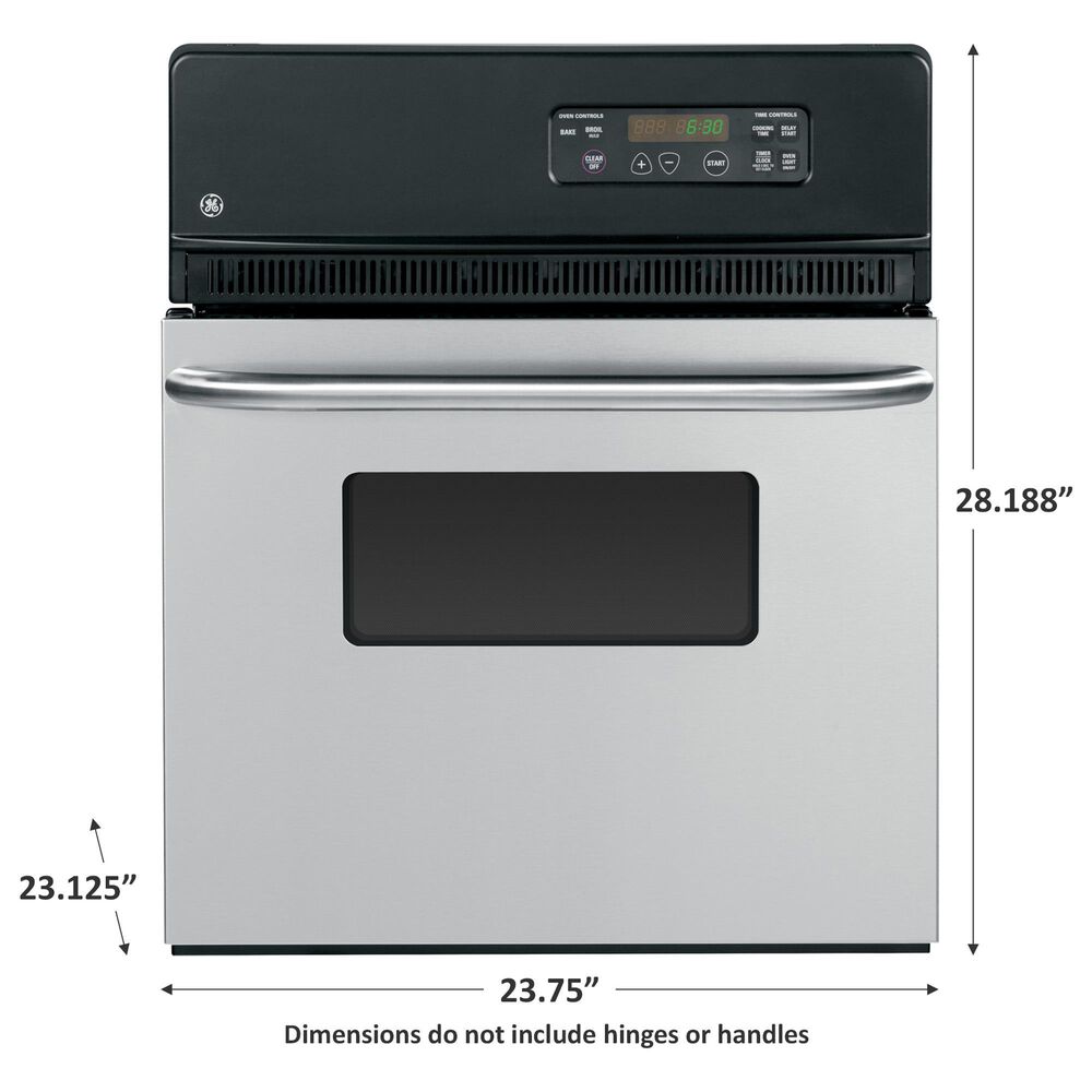GE Appliances 24&quot; Electric Single Standard Clean Wall Oven, , large