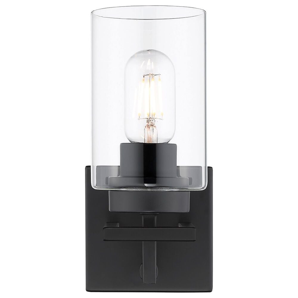 Golden Lighting Tribeca 1-Light Bath Vanity in Matte Black, , large
