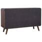 Pacific Landing Robyn 3 Piece Queen Bedroom Set in Dark Walnut with Platform Panel Bed, Dresser and Nightstand, , large