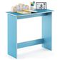 HOMLUX Modern Computer Desk in Light Blue and White, , large