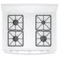 GE Appliances 5.0 Cu. Ft. Freestanding Gas Range in White, , large