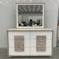Mayberry Hill San Matteo 4-Piece Full Bedroom Set in Ash Grey and White, , large