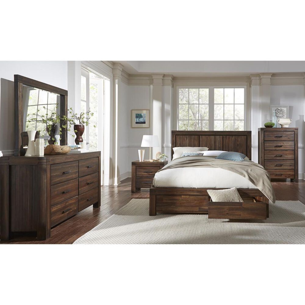 Urban Home Meadow Chest in Brick Brown, , large