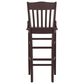Linon Home Decor Jace Bar Stool in Dark Brown, , large