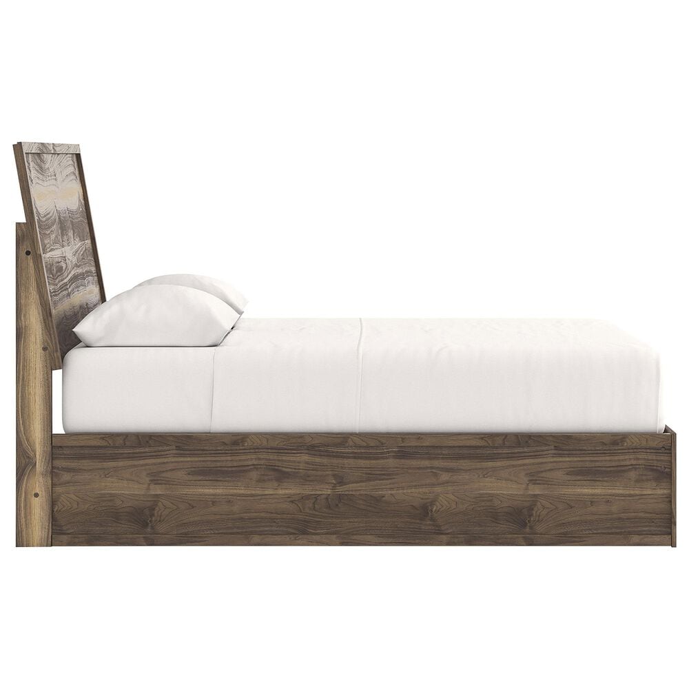 Ashley Chirason Queen Platform Bed in Warm Natural Brown, , large