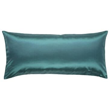 Ann Gish Duchess Velvet 10" x 22"  Throw Pillow in Lagoon, , large