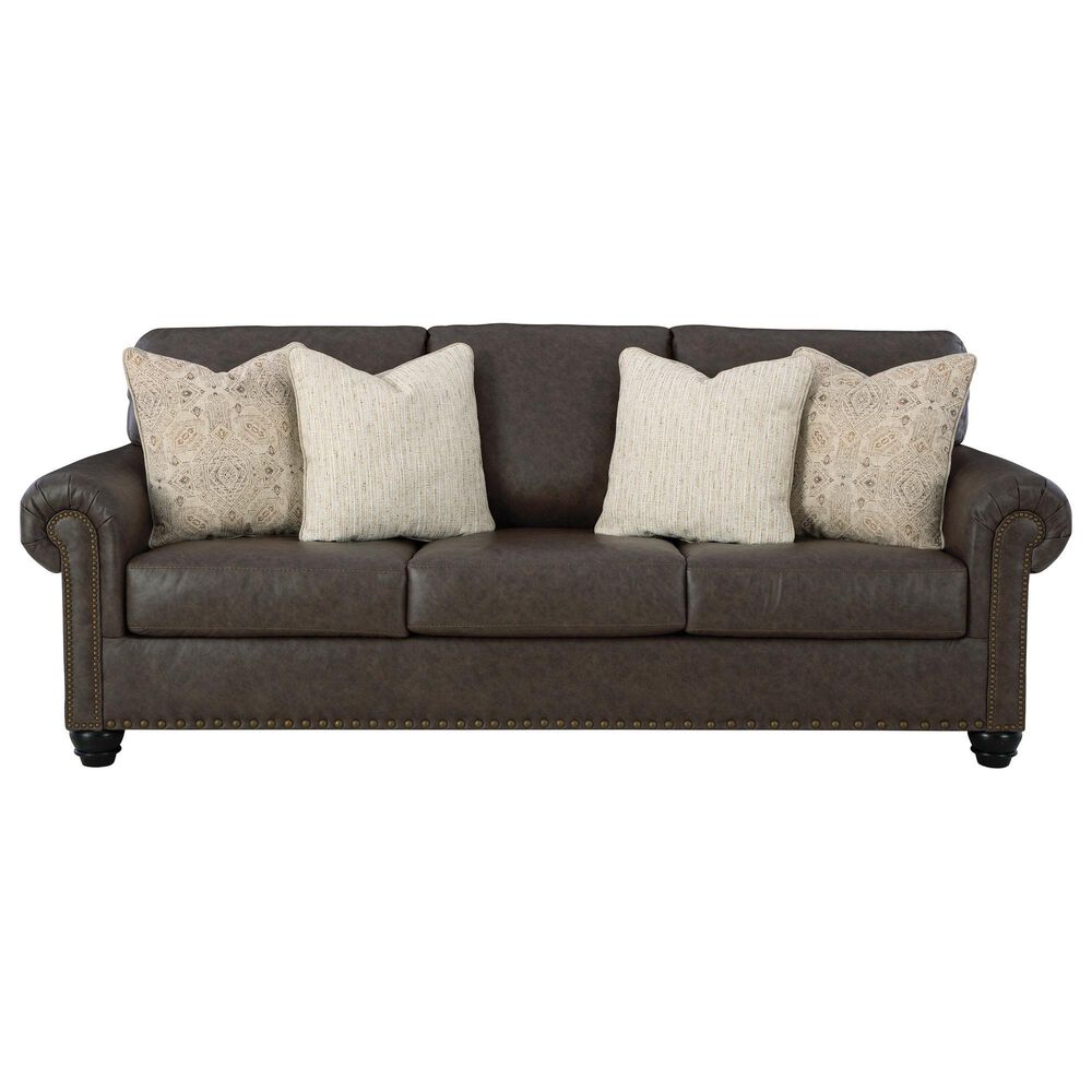 Ashley Roxmere Stationary Sofa in Umber, , large