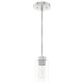 Hunter Hartland 1-Light Mini Pendant in Brushed Nickel, , large